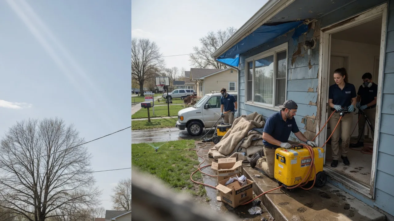 Basement Flood Cleanup in Maple Heights, OH near me